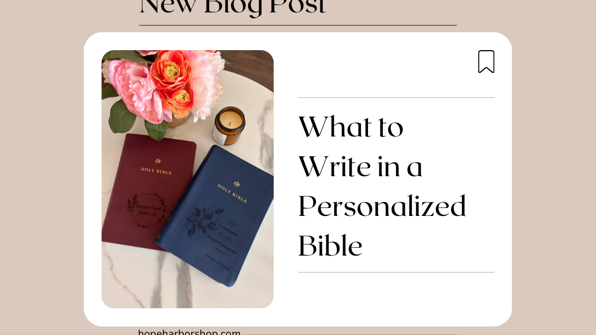 What to Write in a Personalized Bible: 50 Inscription Examples by Occasion