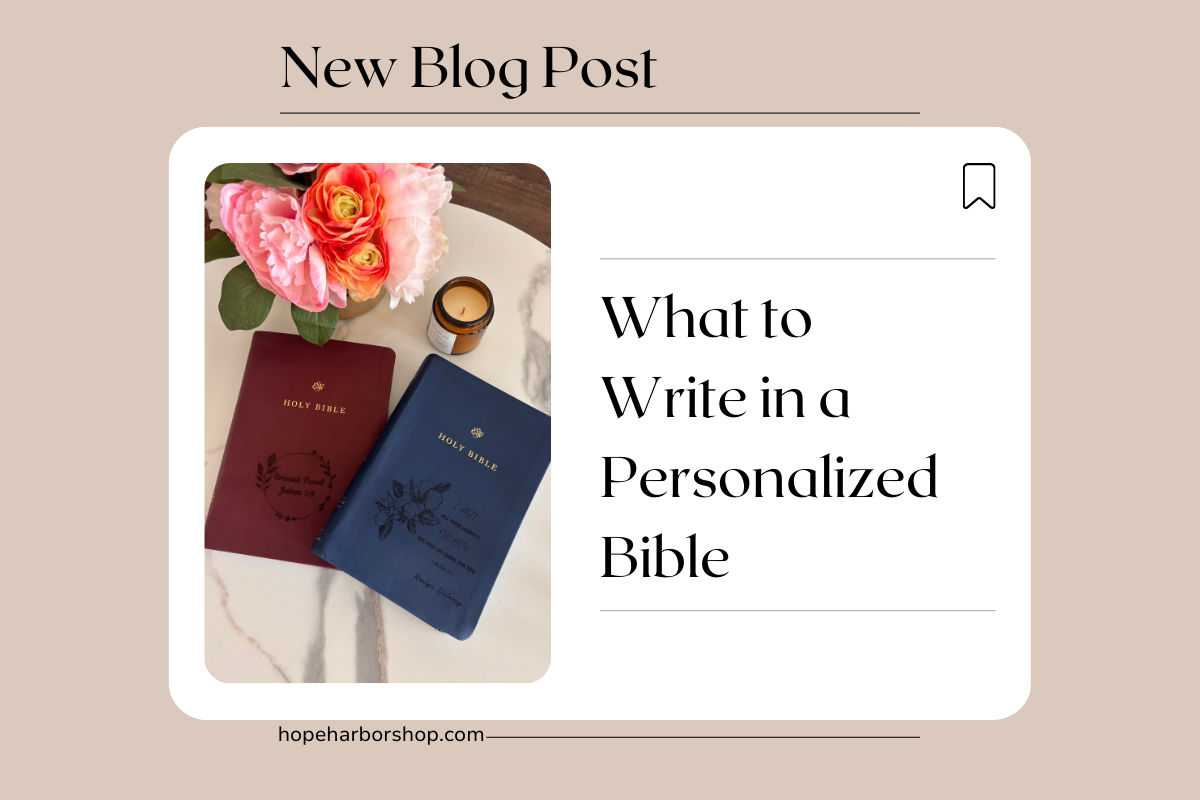 What to Write in a Personalized Bible: 50 Inscription Examples by Occa ...