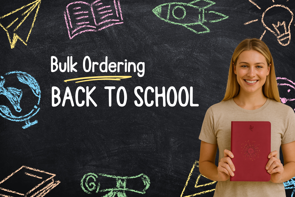 Bulk Ordering Personalized Bibles for Church Back-to-School Events