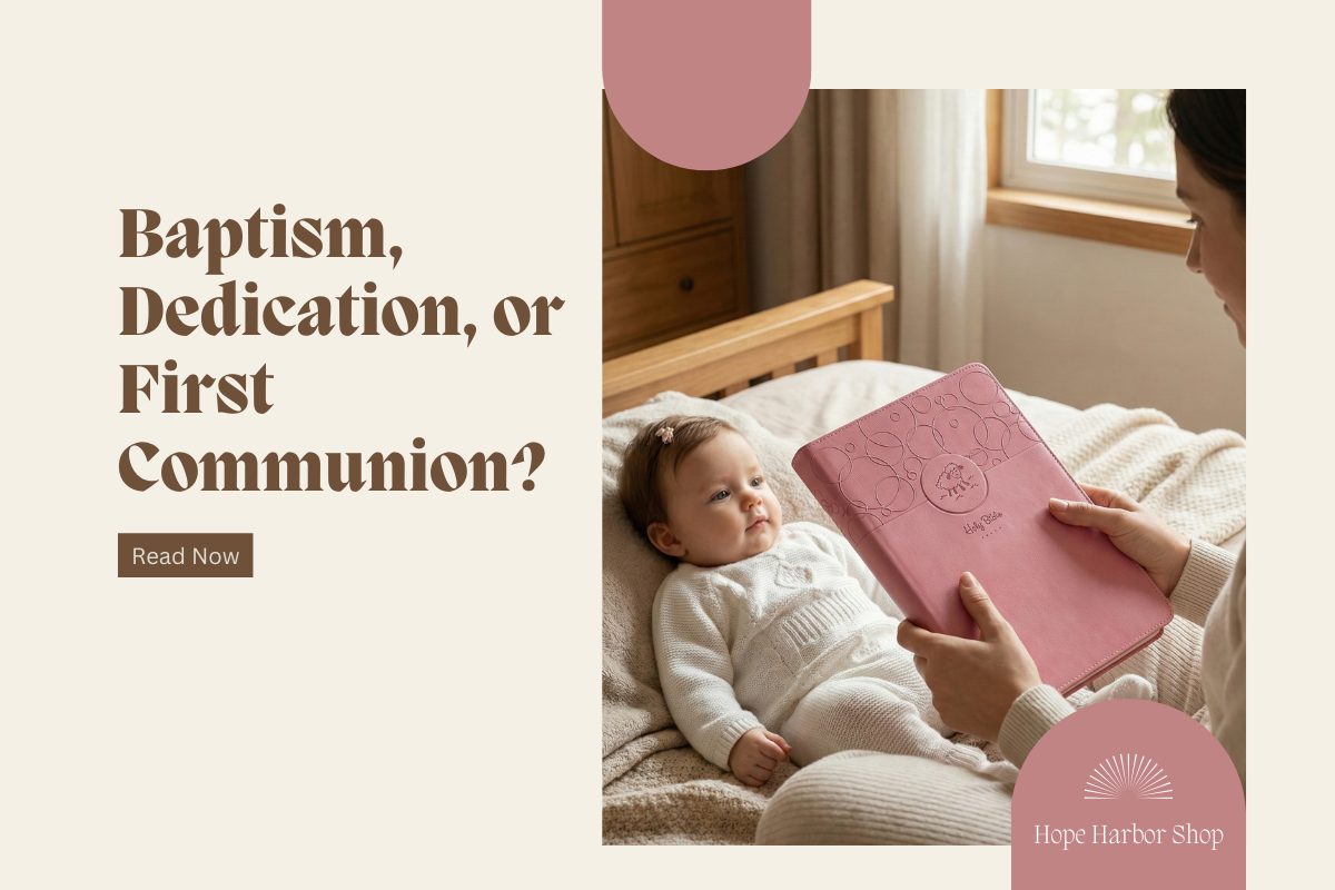 Baptism, Dedication, or First Communion? When a Personalized Bible Is the Perfect Gift