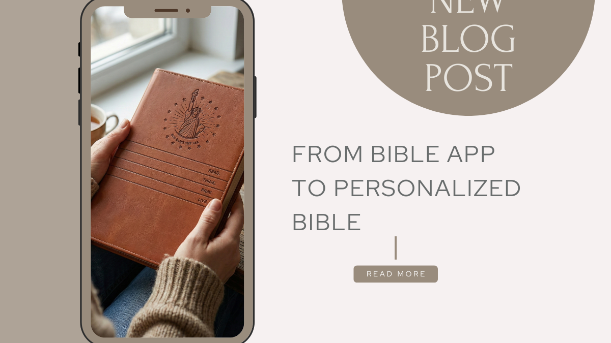 From Bible App to Personalized Bible: Why Young Adults Are Returning to Print Scripture