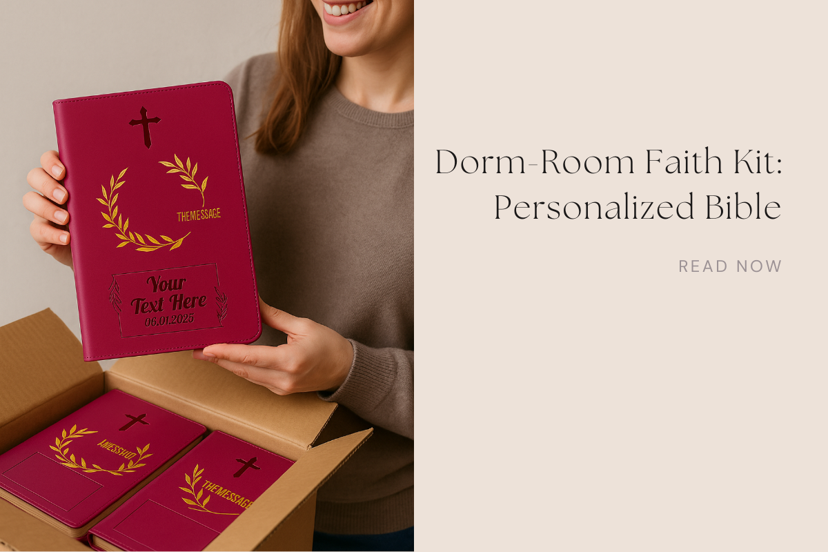 Dorm-Room Faith Kit: What to Pack With Your Personalized Bible