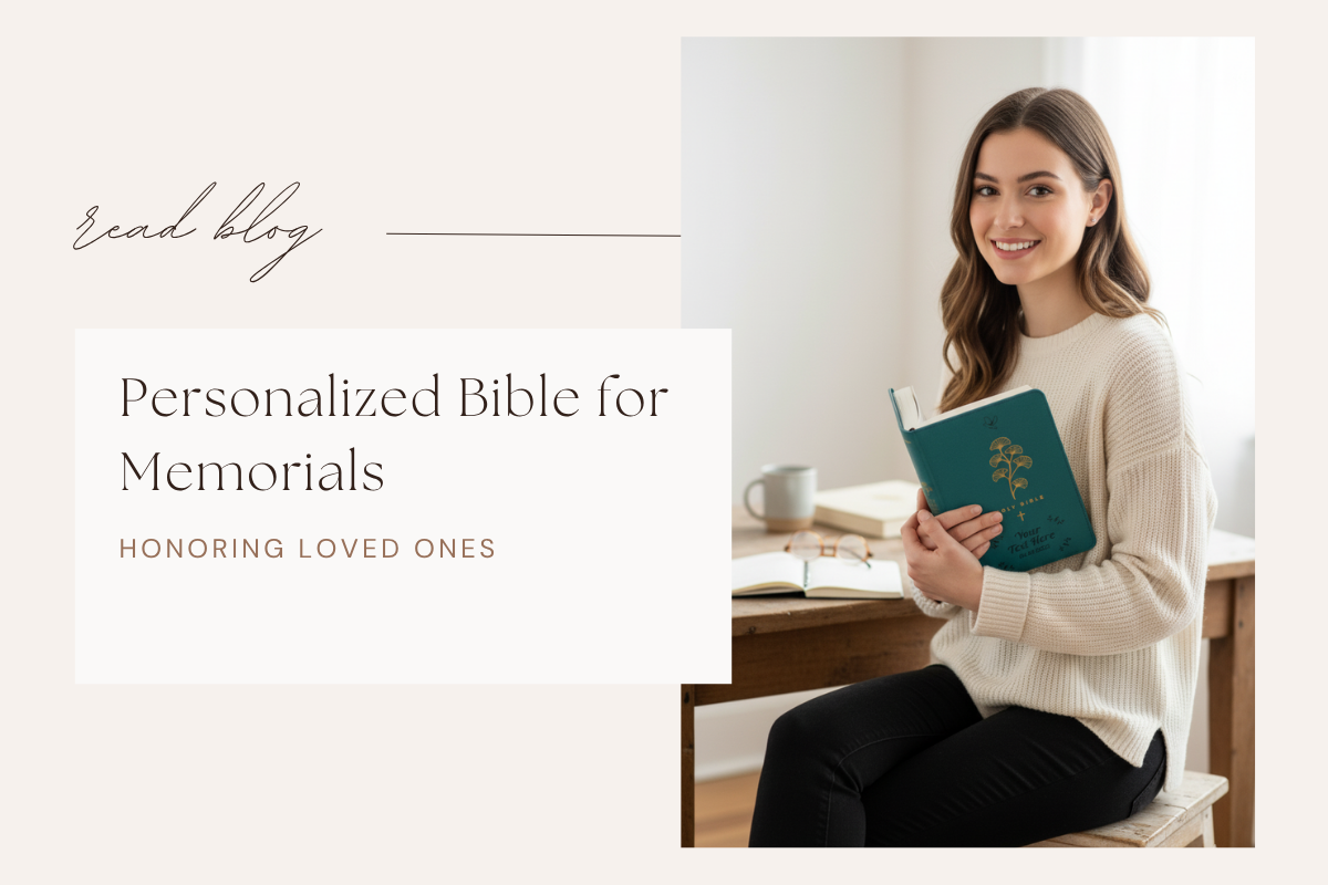 Personalized Bible for Memorials: Honoring Loved Ones with Scripture