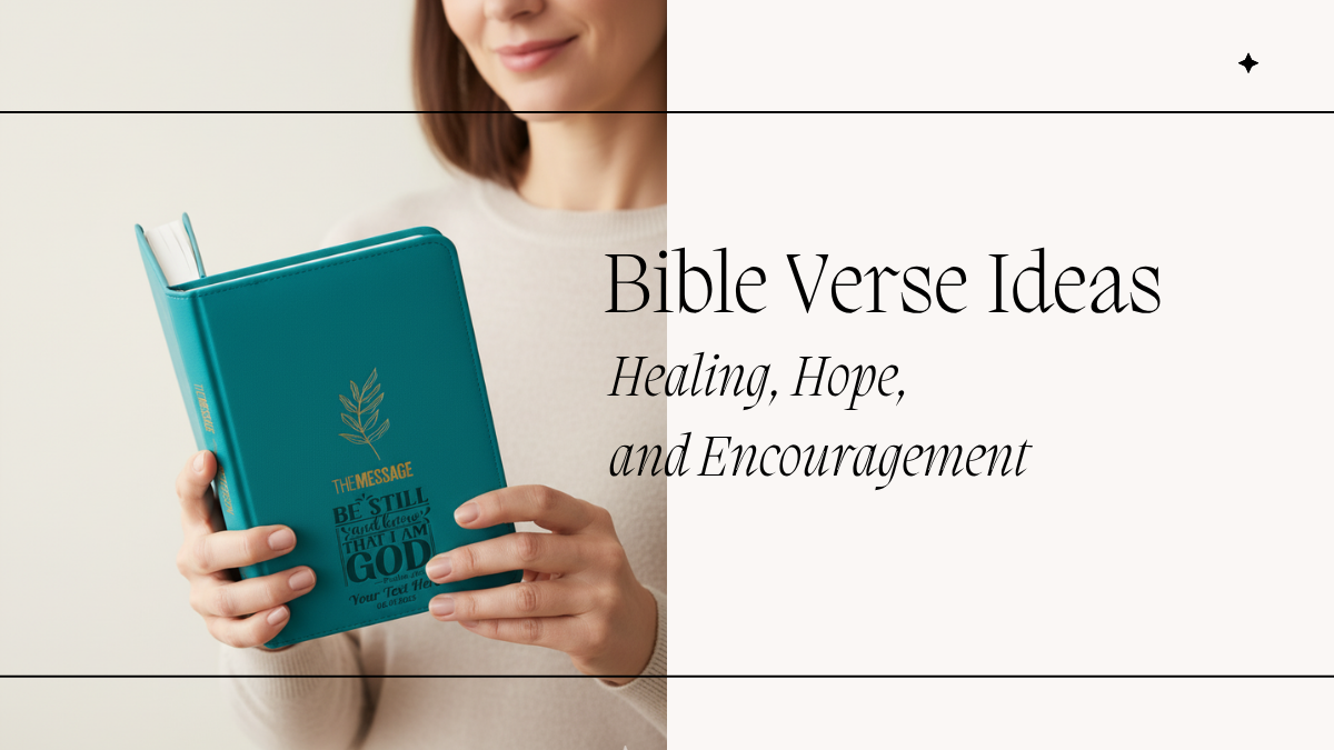 Personalized Bible Verse Ideas for Healing, Hope, and Encouragement