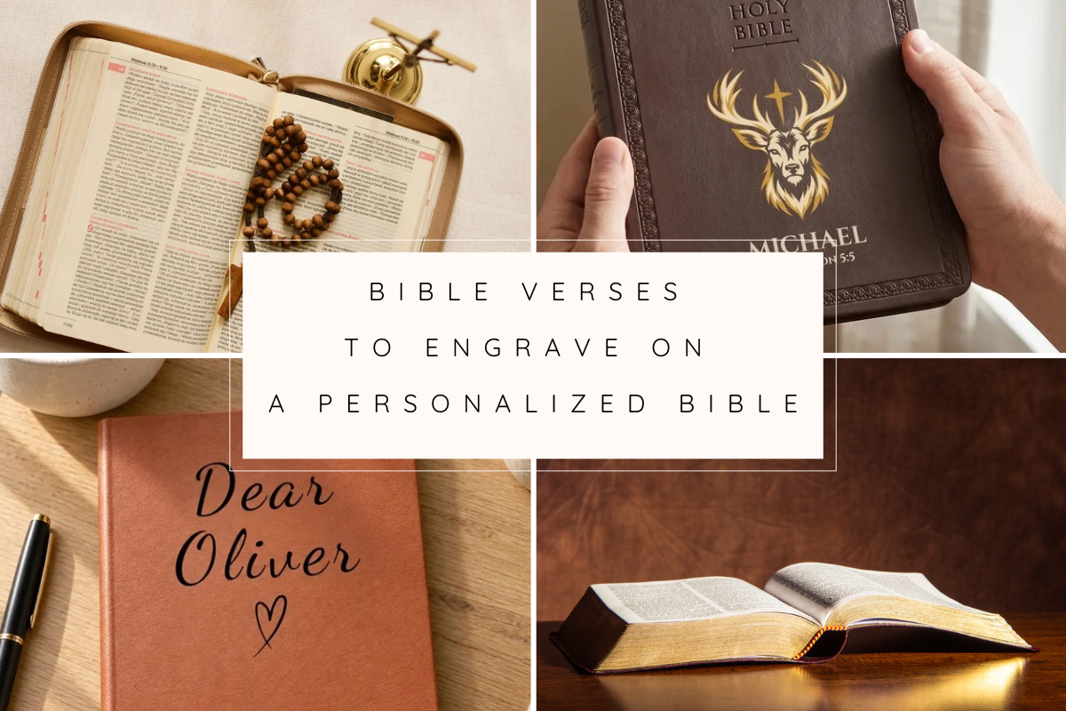 Bible Verses to Engrave on a Personalized Bible: 50 Verses by Occasion