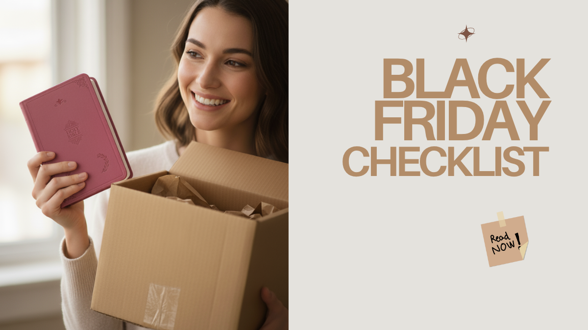 Personalized Bible Black Friday Checklist: How to Choose Fast and Right