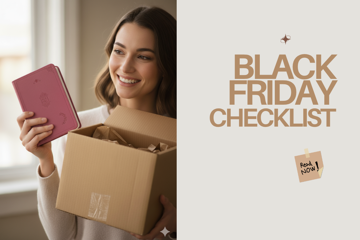 Personalized Bible Black Friday Checklist: How to Choose Fast and Right