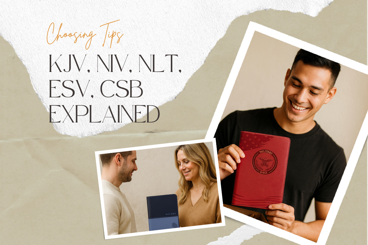 Choosing a Translation for Your Personalized Bible: KJV, NIV, NLT, ESV, CSB Explained