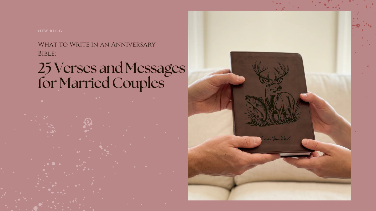 What to Write in an Anniversary Bible: 25 Verses and Messages for Married Couples