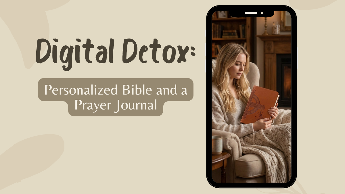 Digital Detox Sunday: One Hour Offline with Just a Personalized Bible and a Prayer Journal