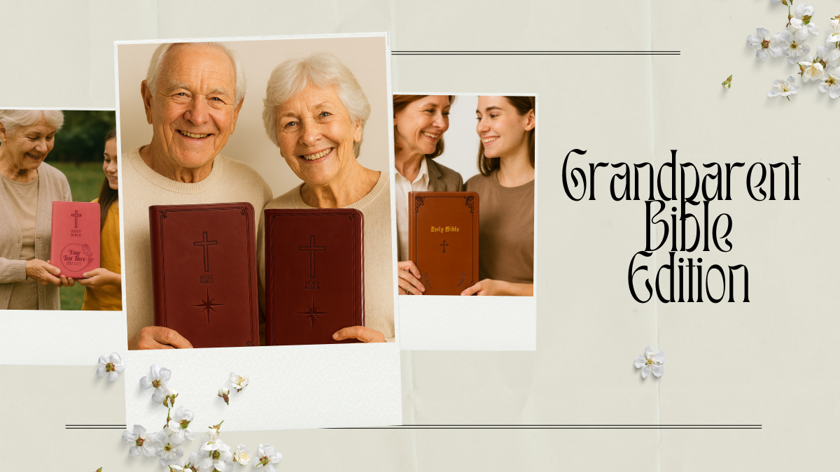 Grandparent Edition: Large-Print Personalized Bible Picks They’ll Love