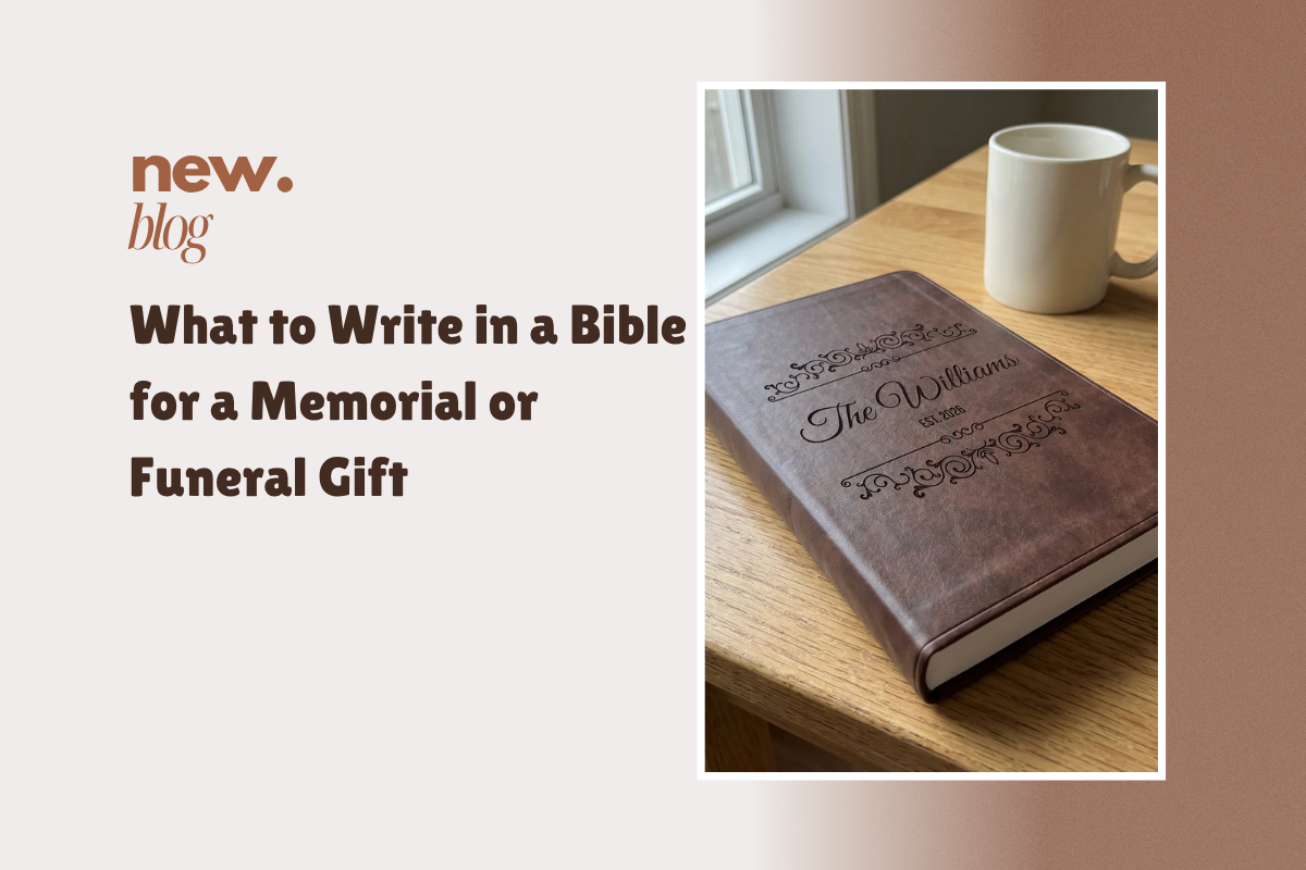 What to Write in a Bible for a Memorial or Funeral Gift: 30 Comforting Verses