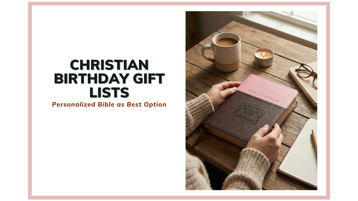 Christian Birthday Gift Lists: Why a Personalized Bible Keeps Showing Up as a Top Pick