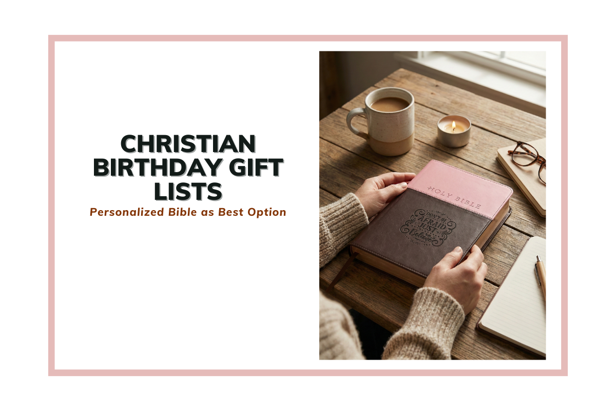 Christian Birthday Gift Lists: Why a Personalized Bible Keeps Showing Up as a Top Pick