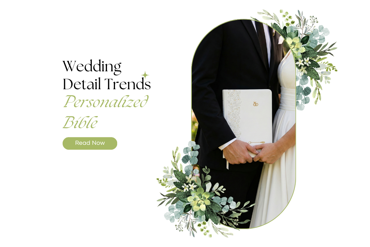 Wedding Detail Trends: Flatlay Photo Ideas Starring Your Personalized Bible and Rings