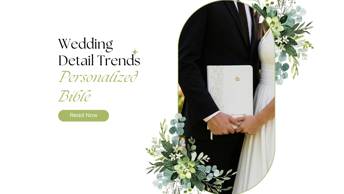 Wedding Detail Trends: Flatlay Photo Ideas Starring Your Personalized Bible and Rings