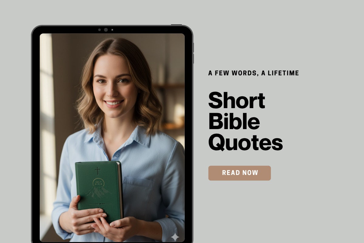 A Few Words, A Lifetime: Short Bible Quotes for a Personalized Bible