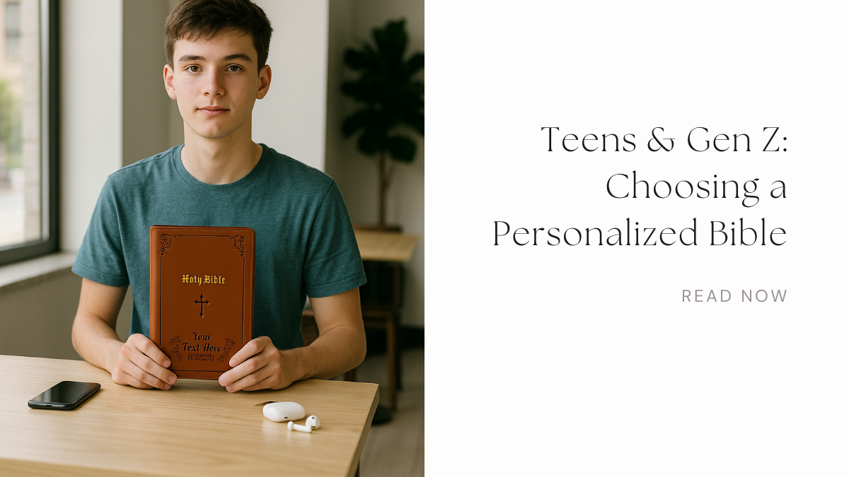 Teens & Gen Z: Choosing a Personalized Bible They’ll Actually Read