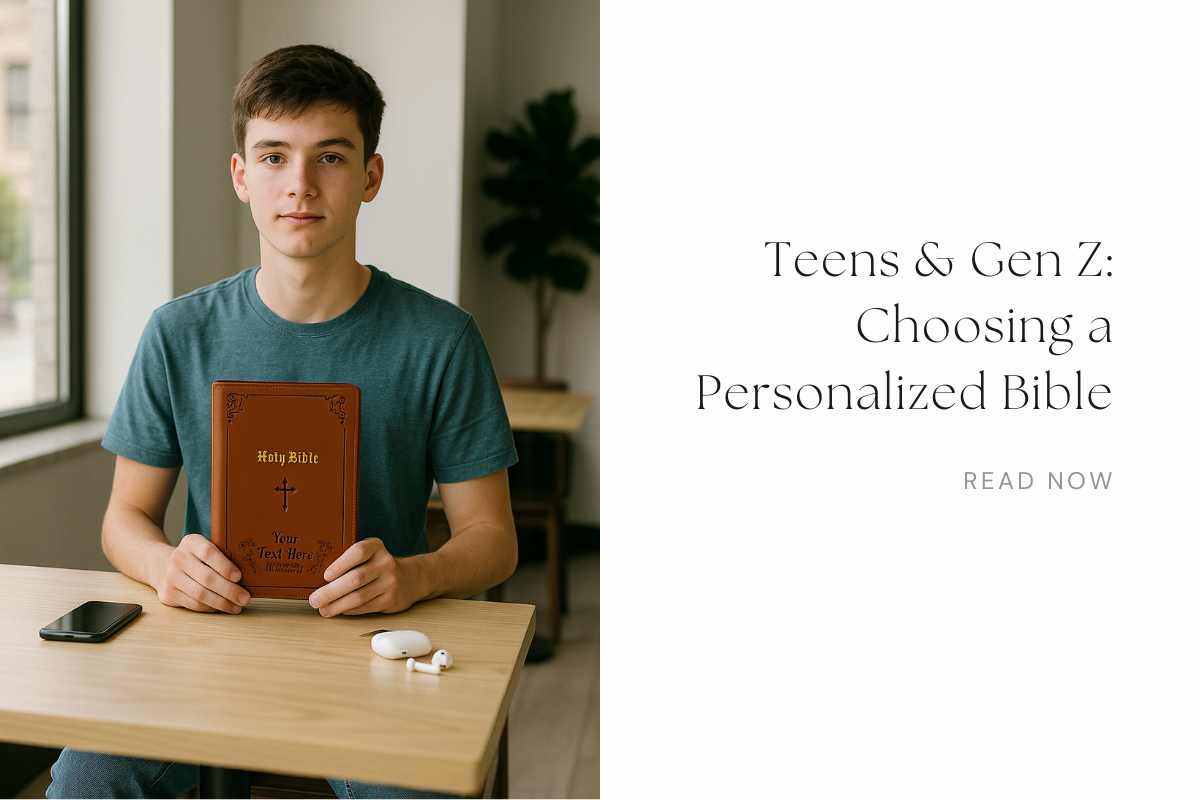 Teens & Gen Z: Choosing a Personalized Bible They’ll Actually Read