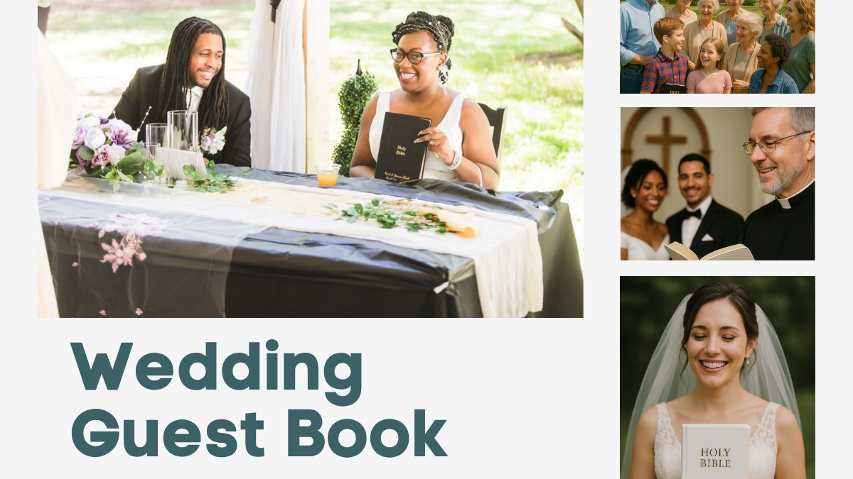 Personalized Bibles as Wedding Guest Books: A Beautiful New Tradition