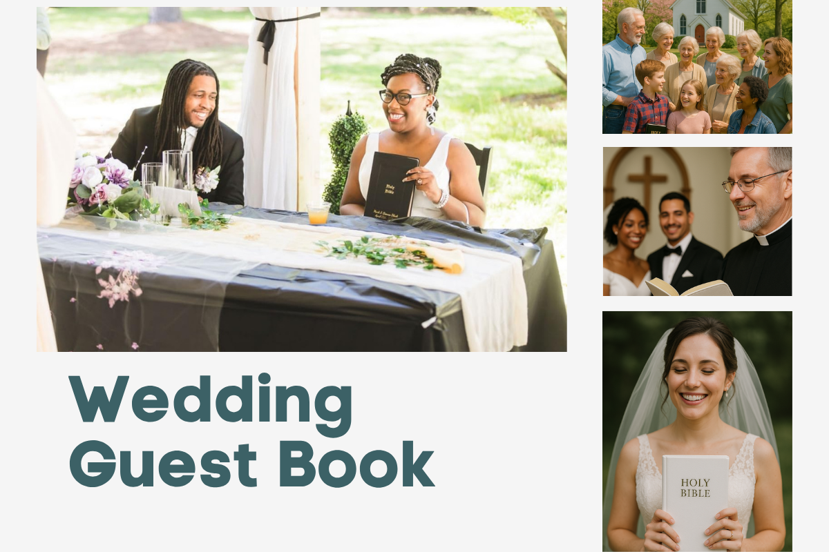 Personalized Bibles as Wedding Guest Books: A Beautiful New Tradition