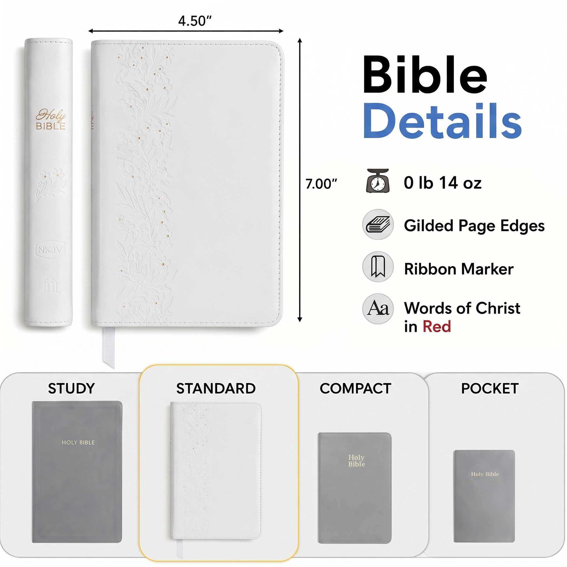 Personalized Wedding Bible - NKJV Bride's Bible - Icon and Frame
