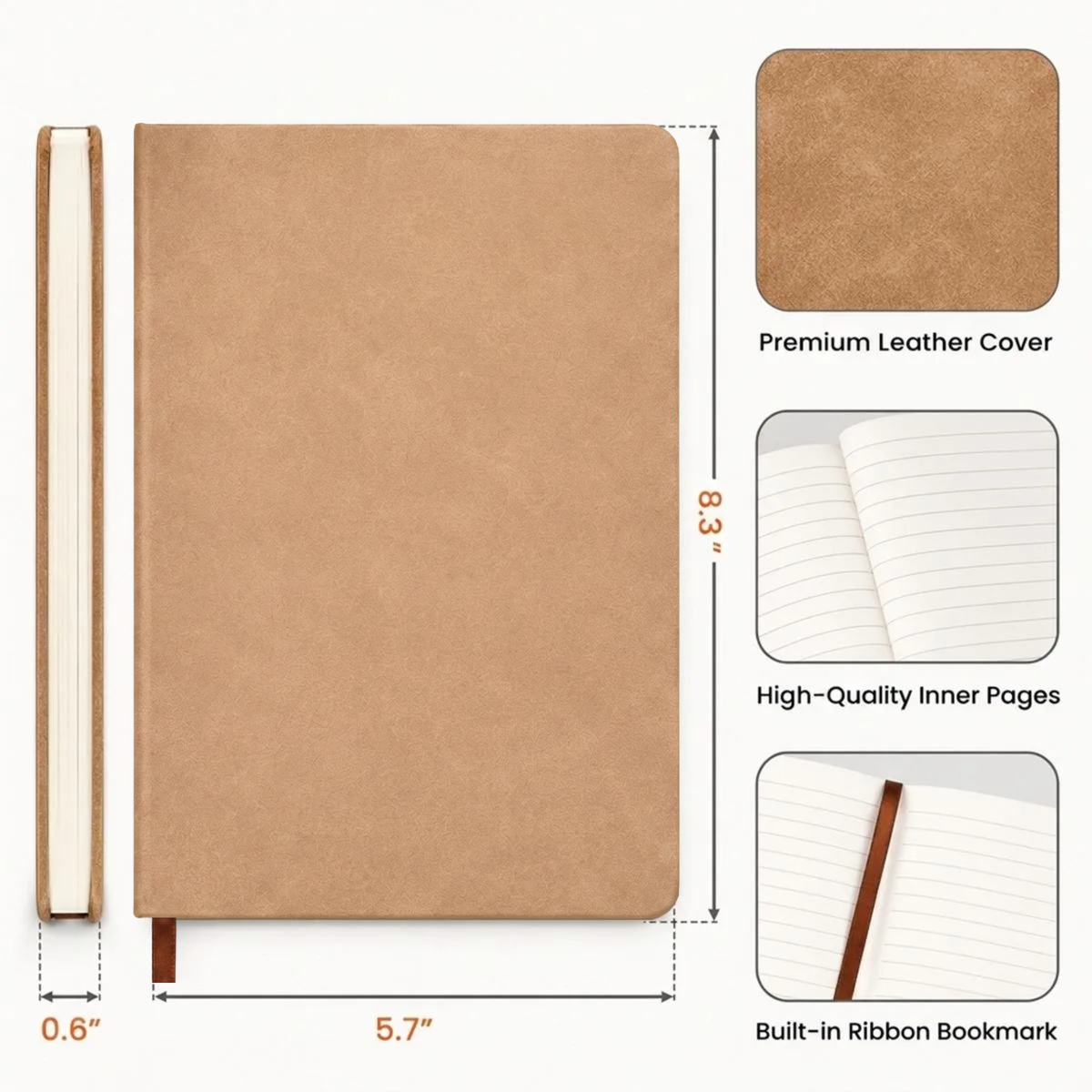 Personalized Love Letters Journal – Custom Couple Names Notebook, Romantic Anniversary or Wedding Gift