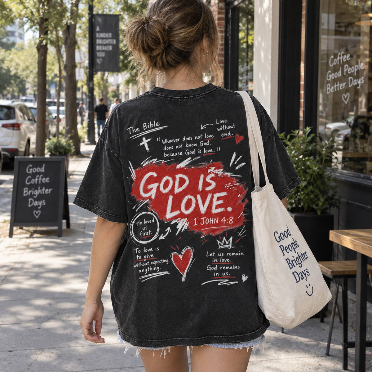 Fishers of Men T-Shirt - Vintage Wash Unisex Tee, Christian Faith Graphic Tshirt