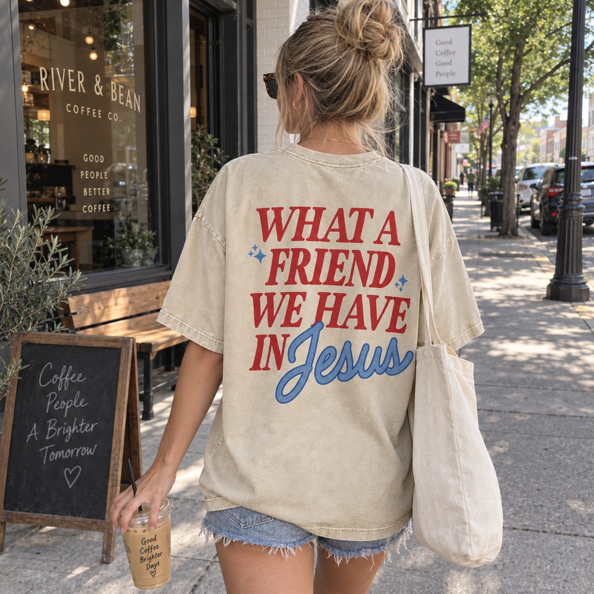 Be the Reason Someone Believes God Is Good T-Shirt - Vintage Wash Unisex Tee, Christian Faith Shirt