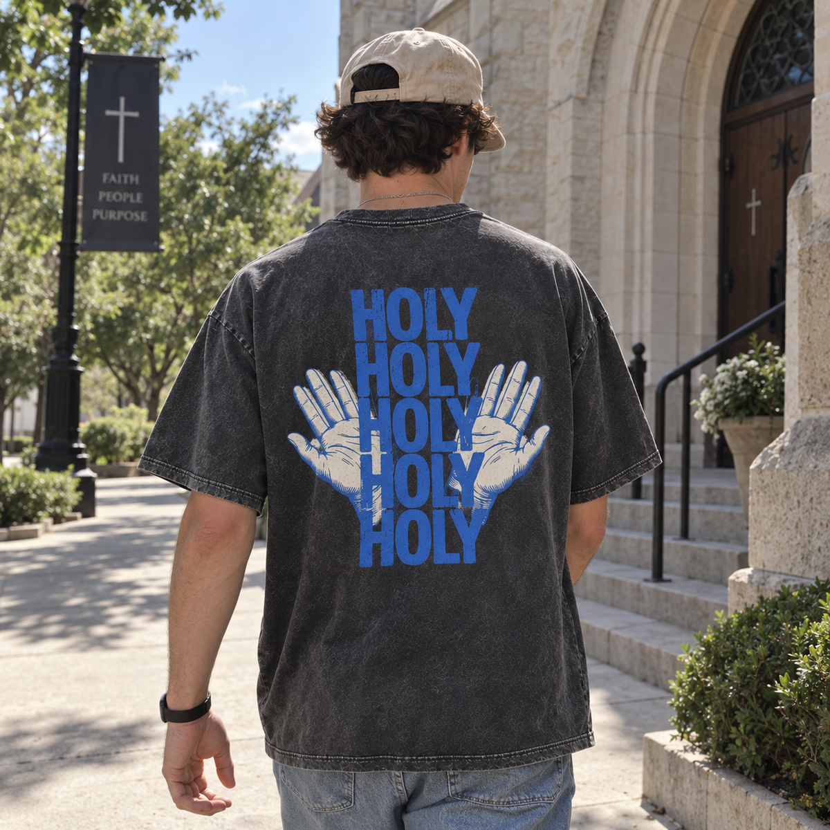 Be the Reason Someone Believes God Is Good T-Shirt - Vintage Wash Unisex Tee, Christian Faith Shirt
