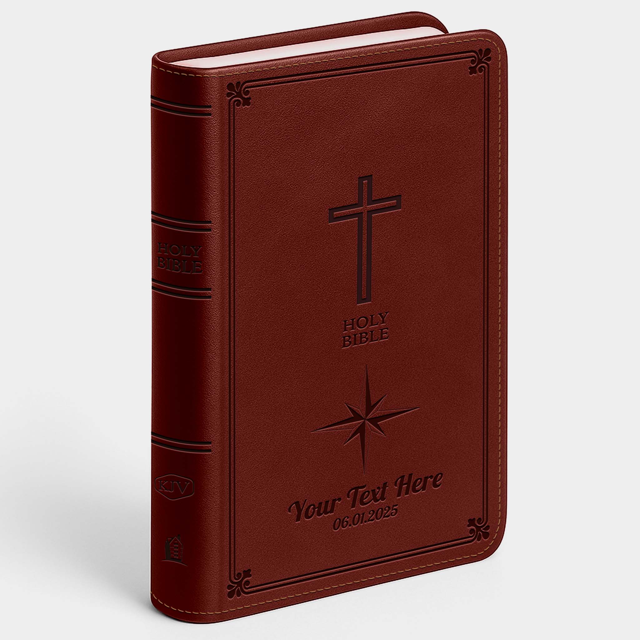 Personalized KJV Bible Auburn - Engraved USA Patriotic