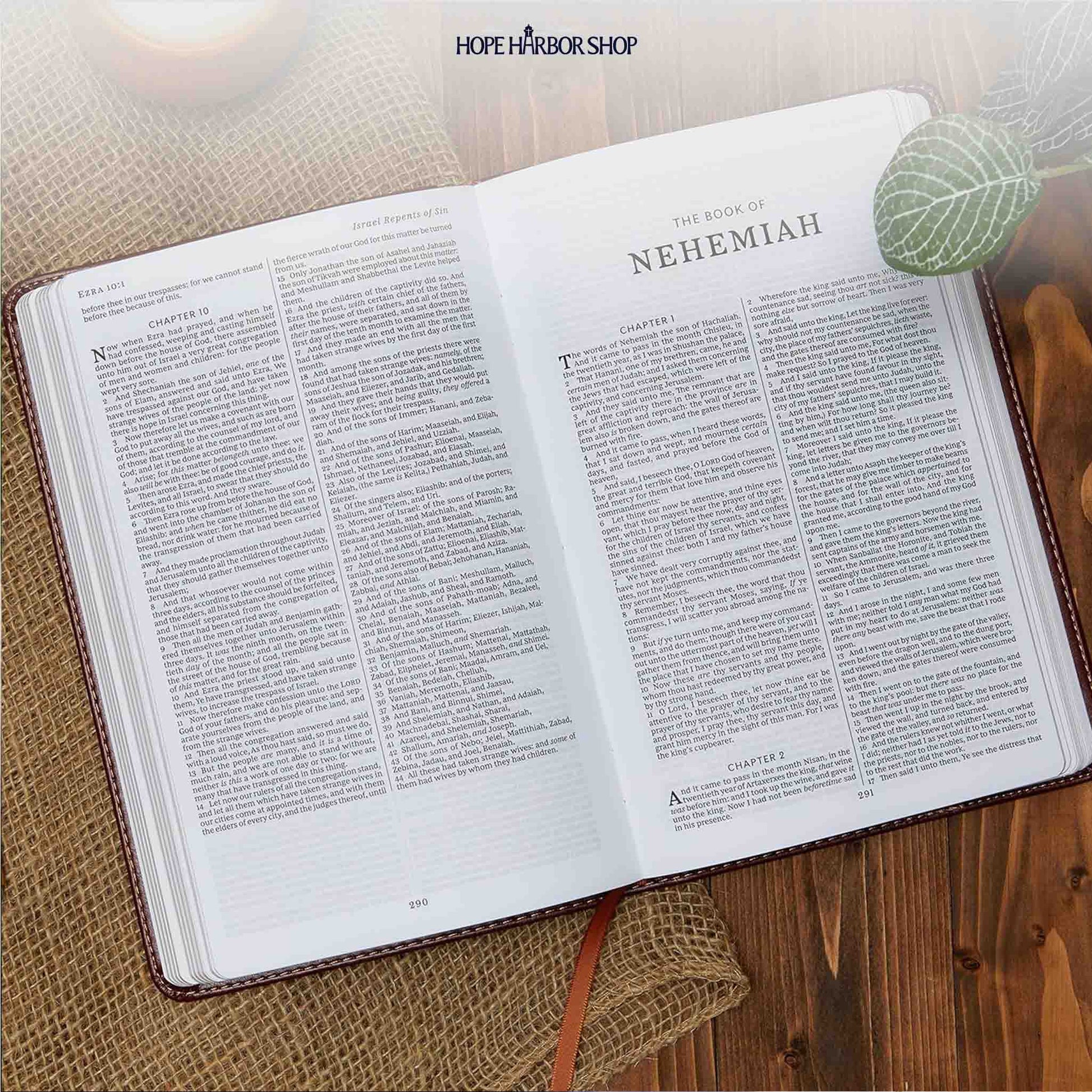 Personalized NLT Bible Dark Brown/Tan TuTone - Engraved USA Patriotic