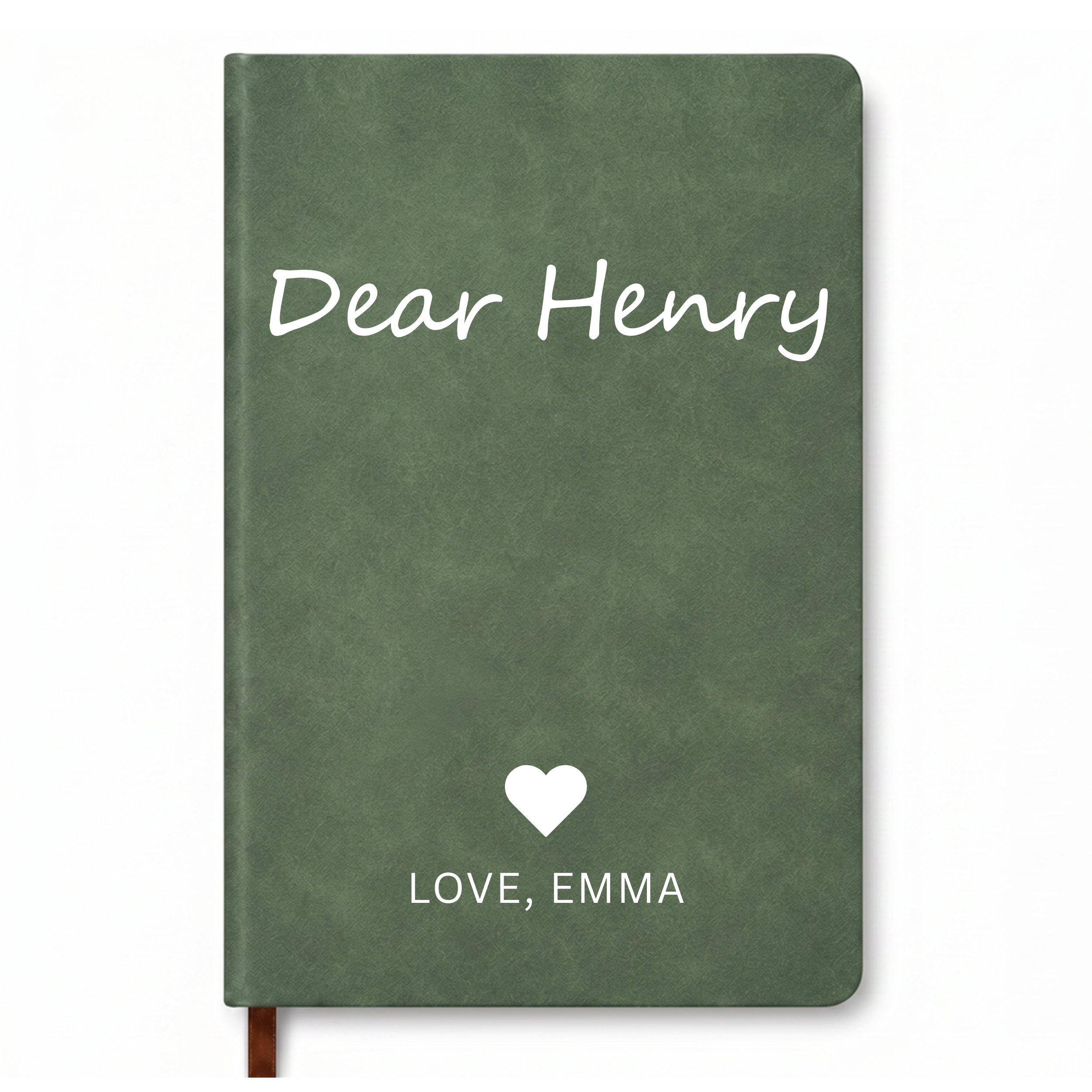 Personalized Dear My Love Journal – Custom Name Romantic Notebook, Love Letters Gift for Him or Her