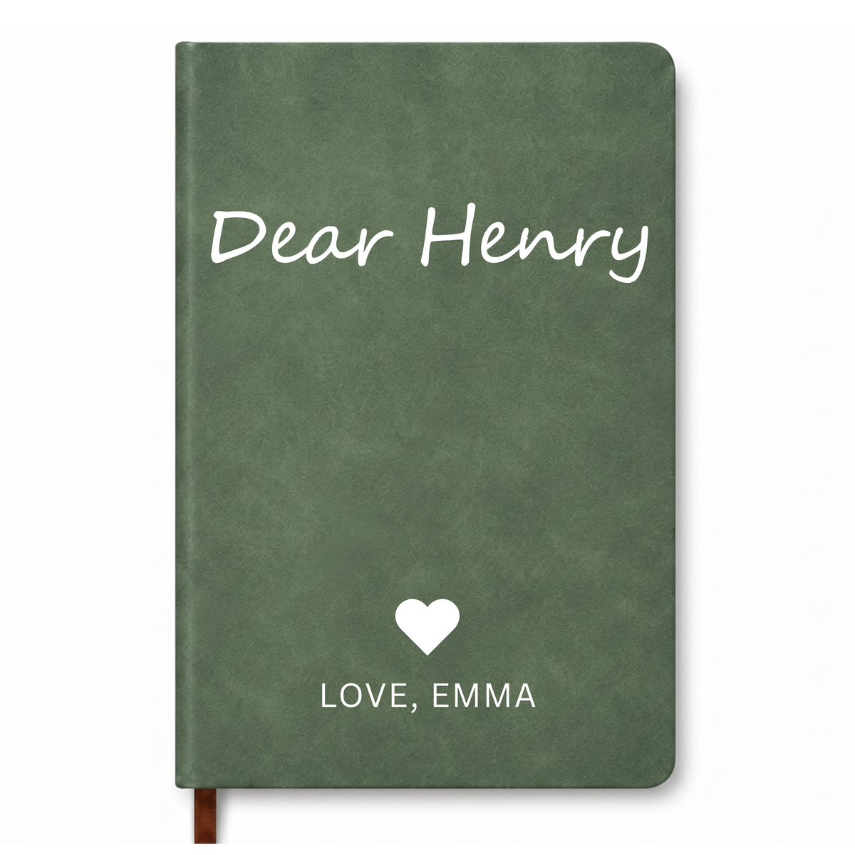 Personalized Dear My Love Journal – Custom Name Romantic Notebook, Love Letters Gift for Him or Her