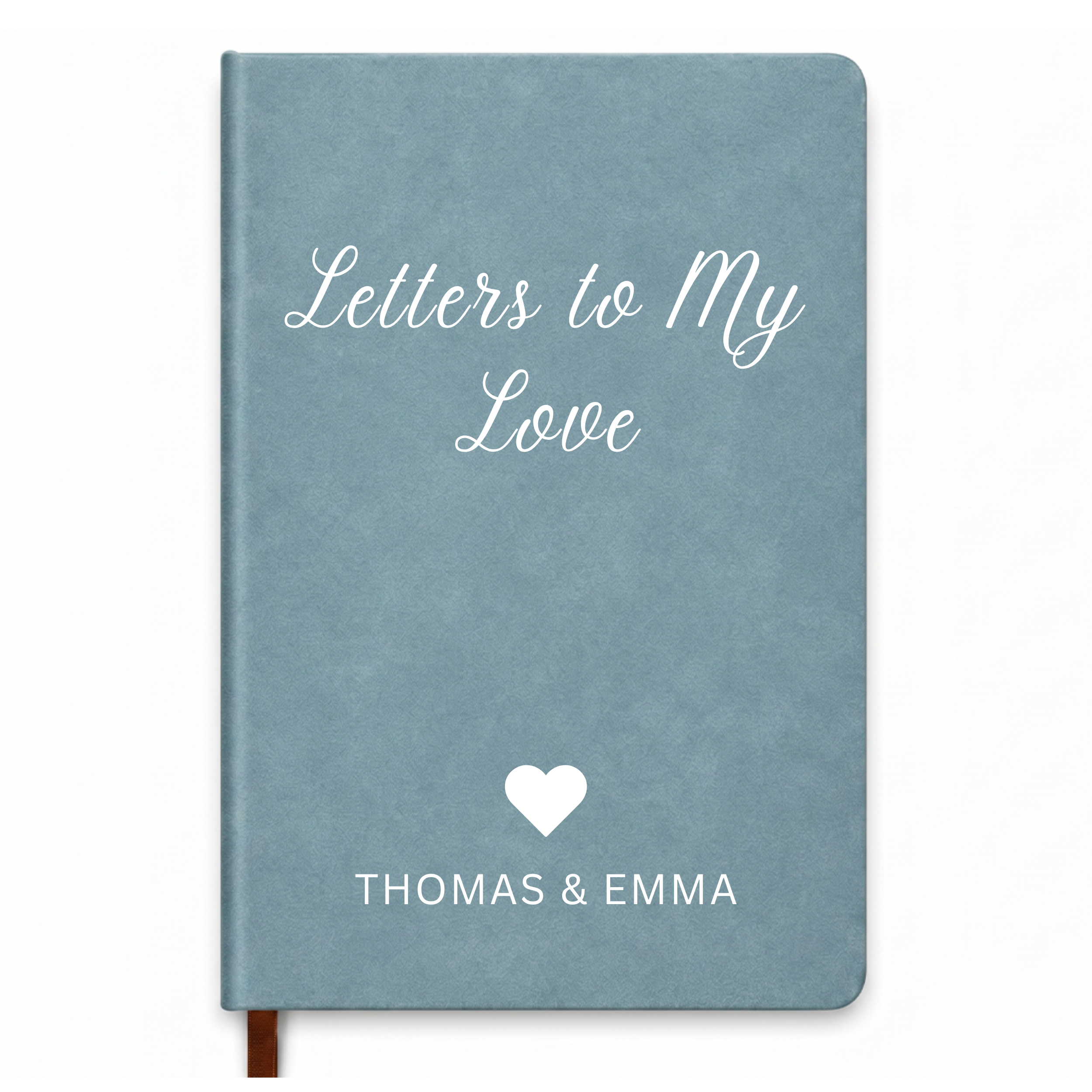Personalized Letters to My Love Notebook – Custom Couple Names Journal, Meaningful Gift for Anniversary