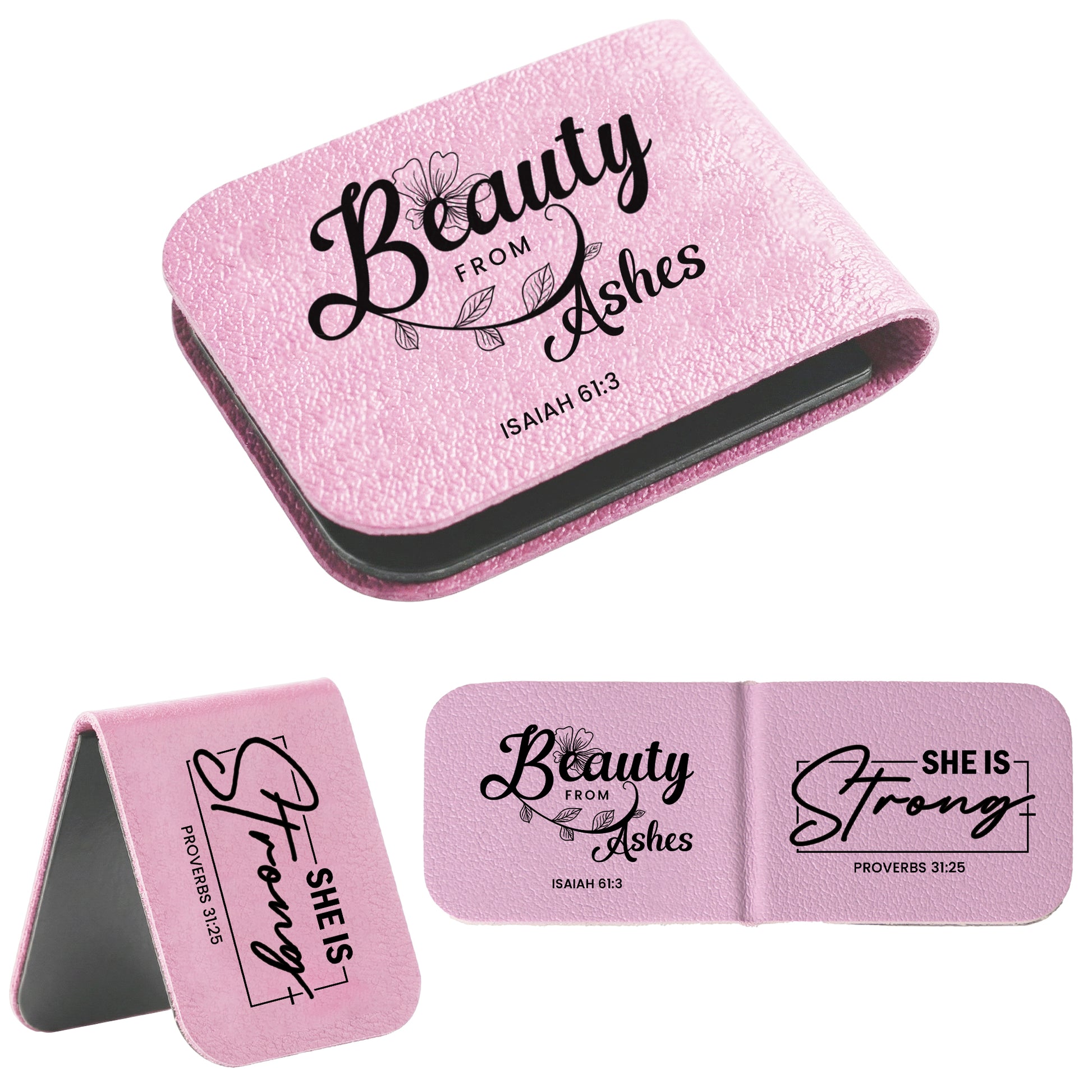 Personalized Magnetic Bookmark with Bible Verse - Pastel Purple
