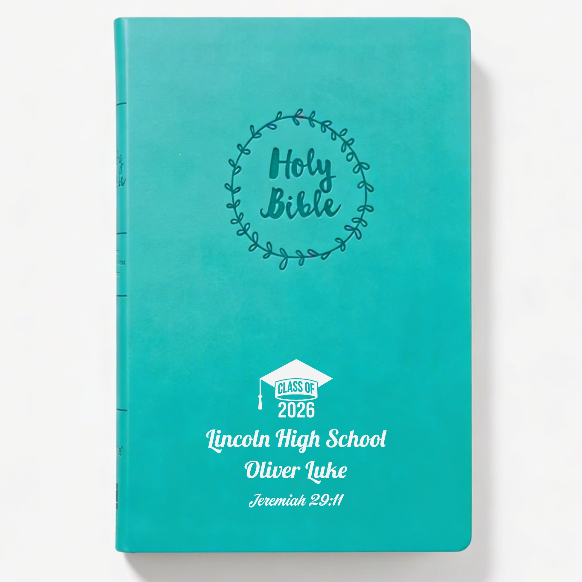 Personalized NIV Bible Teal Thinline - Graduation Design