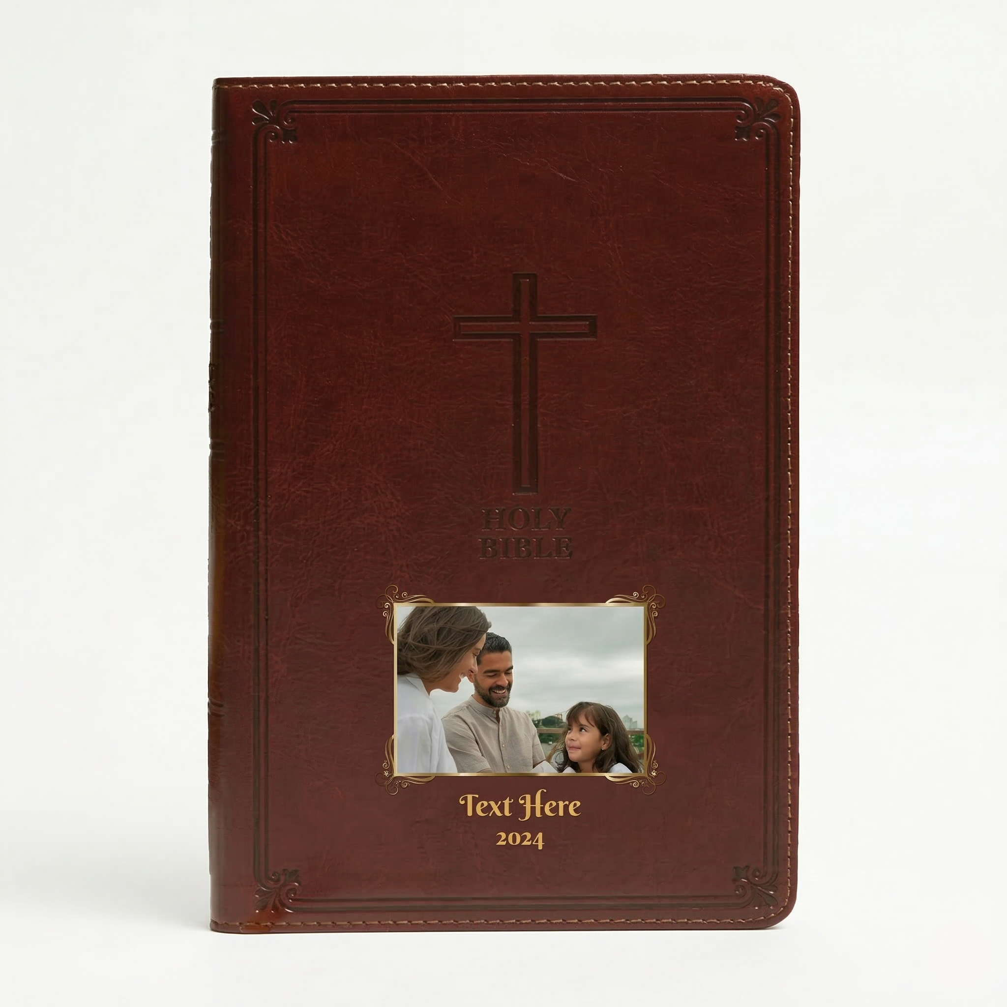 Personalized KJV Bible Auburn - Photo & Text - Red Letter