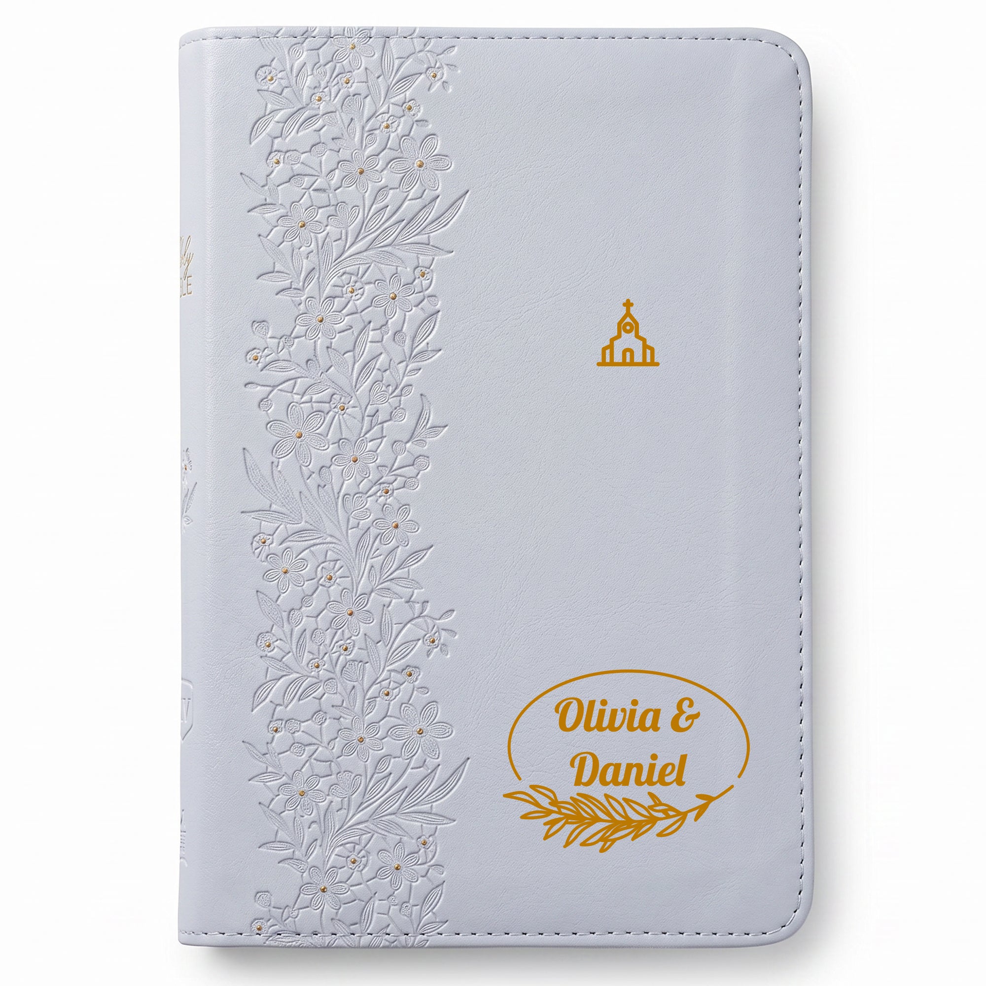 Personalized Wedding Bible - NKJV Bride's Bible - Icon and Frame